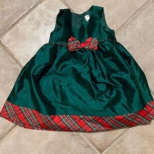 Adorable vibrant deep color holiday dress